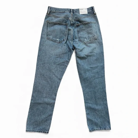 Agolde “Riley” High Rise Straight Crop Jean - Picture 2 of 4